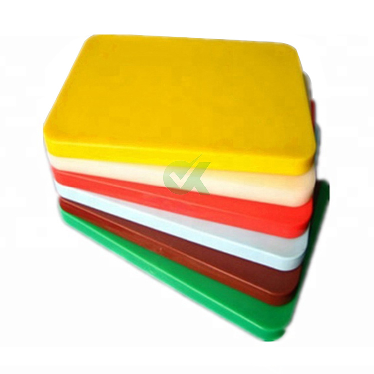 large plastic color coded PE chopping board