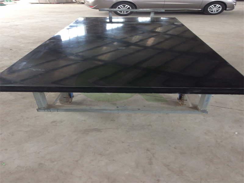 black HDPE panel 4×8